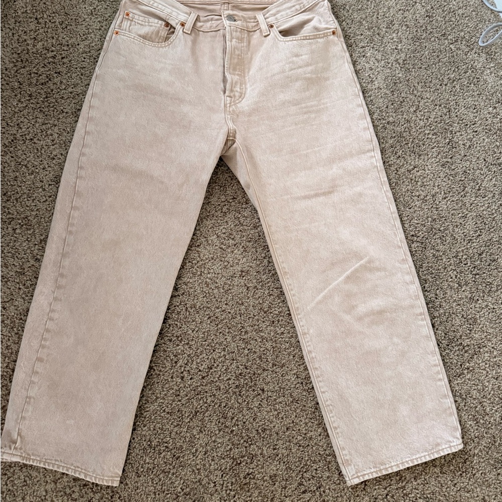 Levi's Cream 501 Jeans
